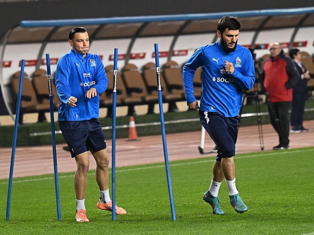 Millimiz Fransa ilə oyuna belə hazırlaşdı - FOTOLAR